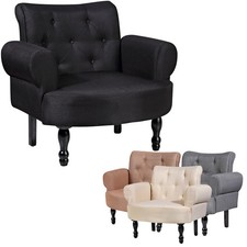 Polstersessel Sitzmöbel Armsessel Barock Stil Textilsessel Beistellstuhl Lounge