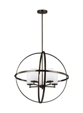 Sea Gull Lighting Generation 3124605-778 Transitional Five Light Chandelier from