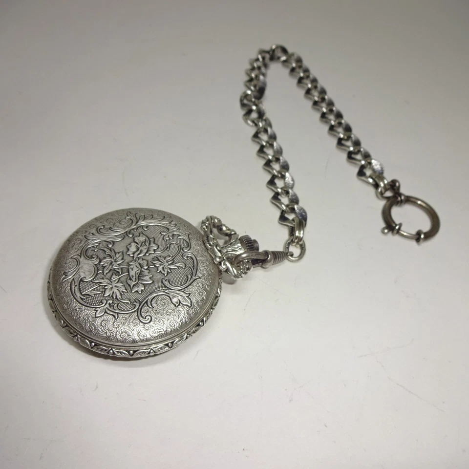 Taschenuhr Besson defekt für Sammler und Bastler - Jagdmotiv Rebhuhn - Bild 4 von 4