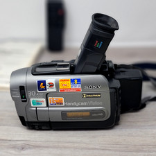 Sony Handycam Vision CCD-TRV72 Hi8 Camcorder Digital Zoom Tested Working Nice