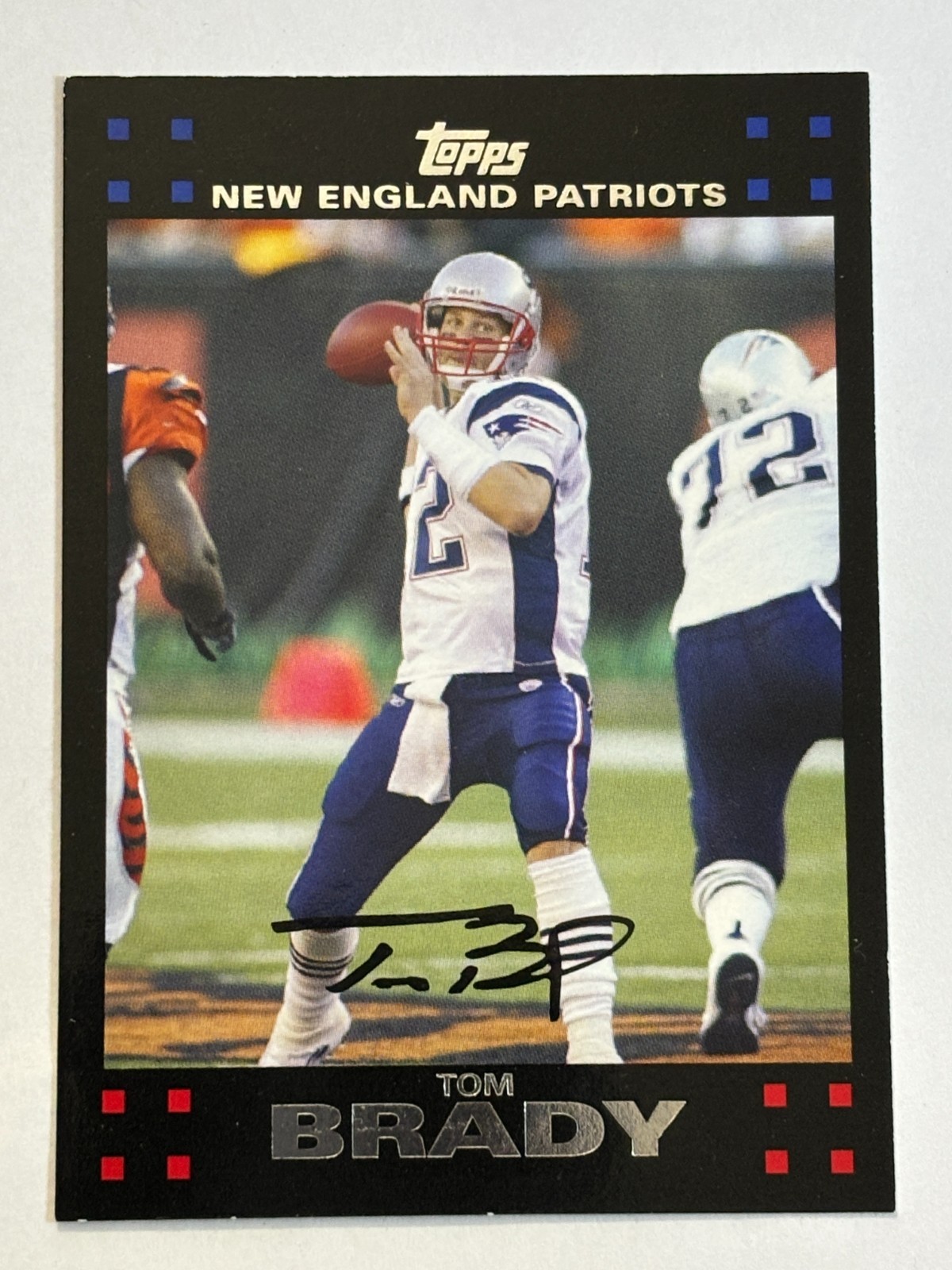 🏈 2007 Topps Football Base Card #28 Tom BRADY 🏈