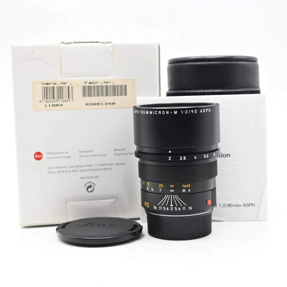 【未使用】Leica APO-SUMMICRON-M 1:·2/90mmASPH Leica APO-SUMMICRON-M 90mm Focal Camera Lenses for sale | eBay