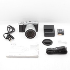   EXC    Fujifilm X-A1 16.3MP Digital Camera Silver w/ 16-50mm Lens Japan