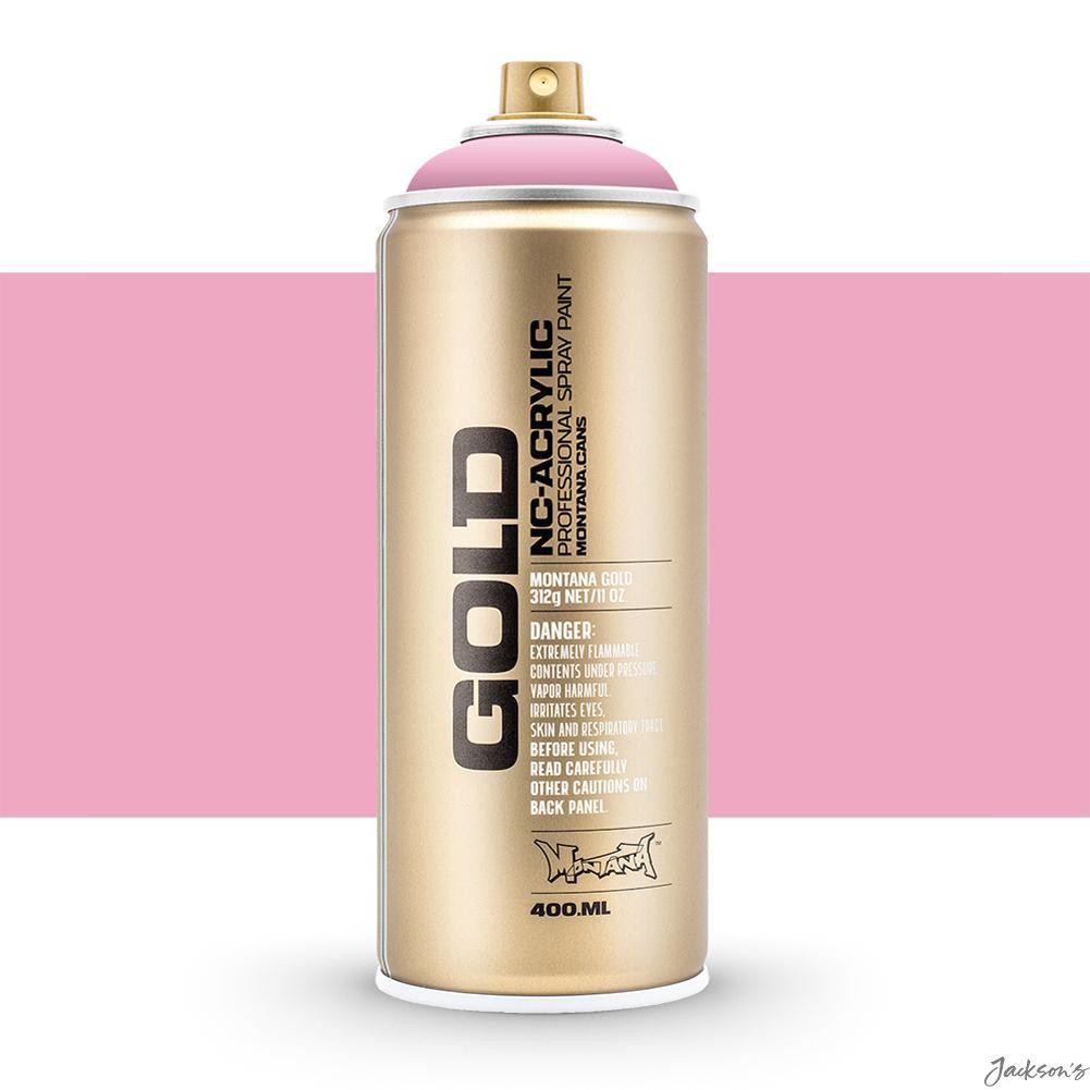 Montana Gold Spray Paint Acrylic Lacquer 400ml Frozen Raspberry Opaque