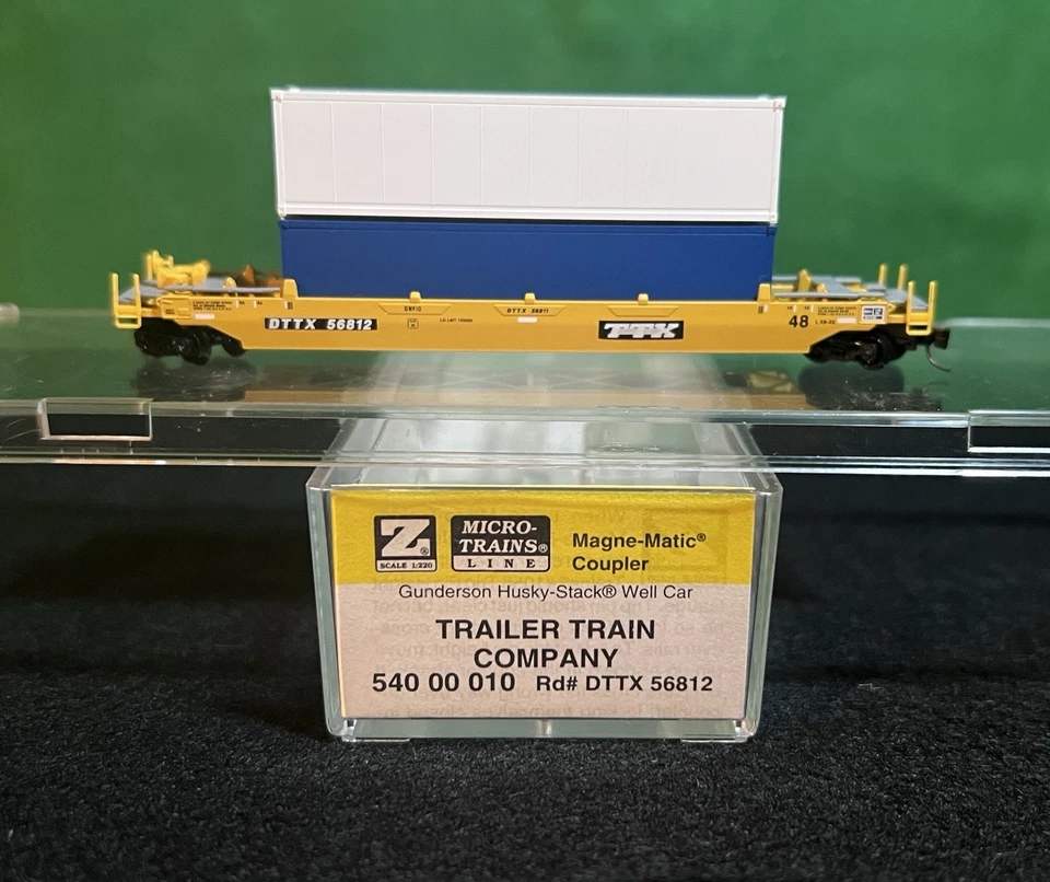 Z Scale Bundle: Gunderson Husky Stack Well Car+ 4 Nansen Street Z Scale Details - Image 3 of 4