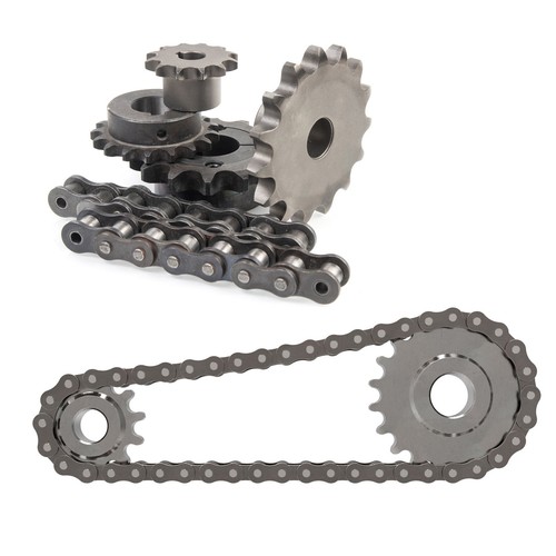 #25 Chain Roller Sprocket 6mm Bore 29.5mm OD, 13 Tooth with 2x0.9mm Keyway - Foto 6 di 6