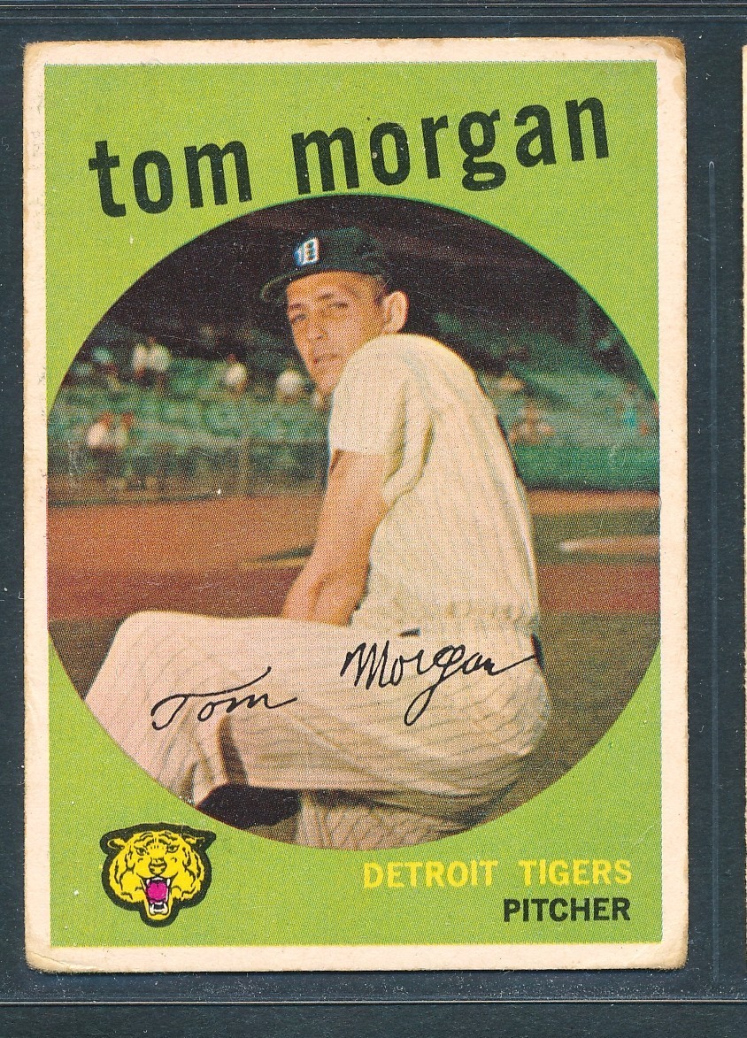 Tom Morgan #545 Baseball Cards 1959 Topps trading card — raw and PSA graded price guide