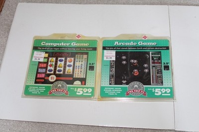 Vintage Galactix VGA Slots 3.5'' IBM PC Computer Games Made in USA Titanium Seal