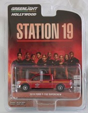 Greenlight Hollywood Station 19 2018 Ford F-150 Supercrew Fire Truck Die Cast