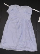 JJ House Lavender Chiffon One Shoulder Dress Size US 8 NWT