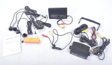 Einparkhilfe nachrüsten Parkhilfe Rückfahrkamera + 4 Sensoren PDC Schwarz Set