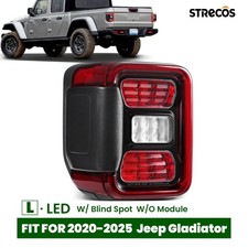 For 2020-2026 Jeep Gladiator Led Tail Light W Blind Spot Wo Module Left Driver
