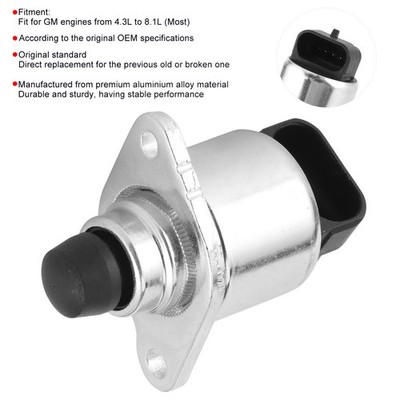 Idle Air Control Valve 3843750 Aluminium Alloy IAC Valve For GM Engine 4.3L-8.1L