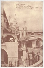 1915 Beverly Hills, California - Hotel Entrance - Los Angeles Architecture