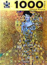 1000 Teile Puzzle "Adele Bloch-Bauer" von Gustav Klimt - vollständig