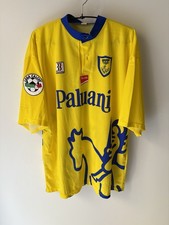 MAGLIA CALCIO MATCH WORN CHIEVO VERONA 1997/98 ZAMBONI  INDOSSATA VINTAGE