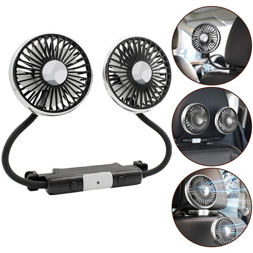 Practical Auto Rear Fan Magnetic Base Three Speed Adjustment Long Lasting Use - Picture 18 of 24