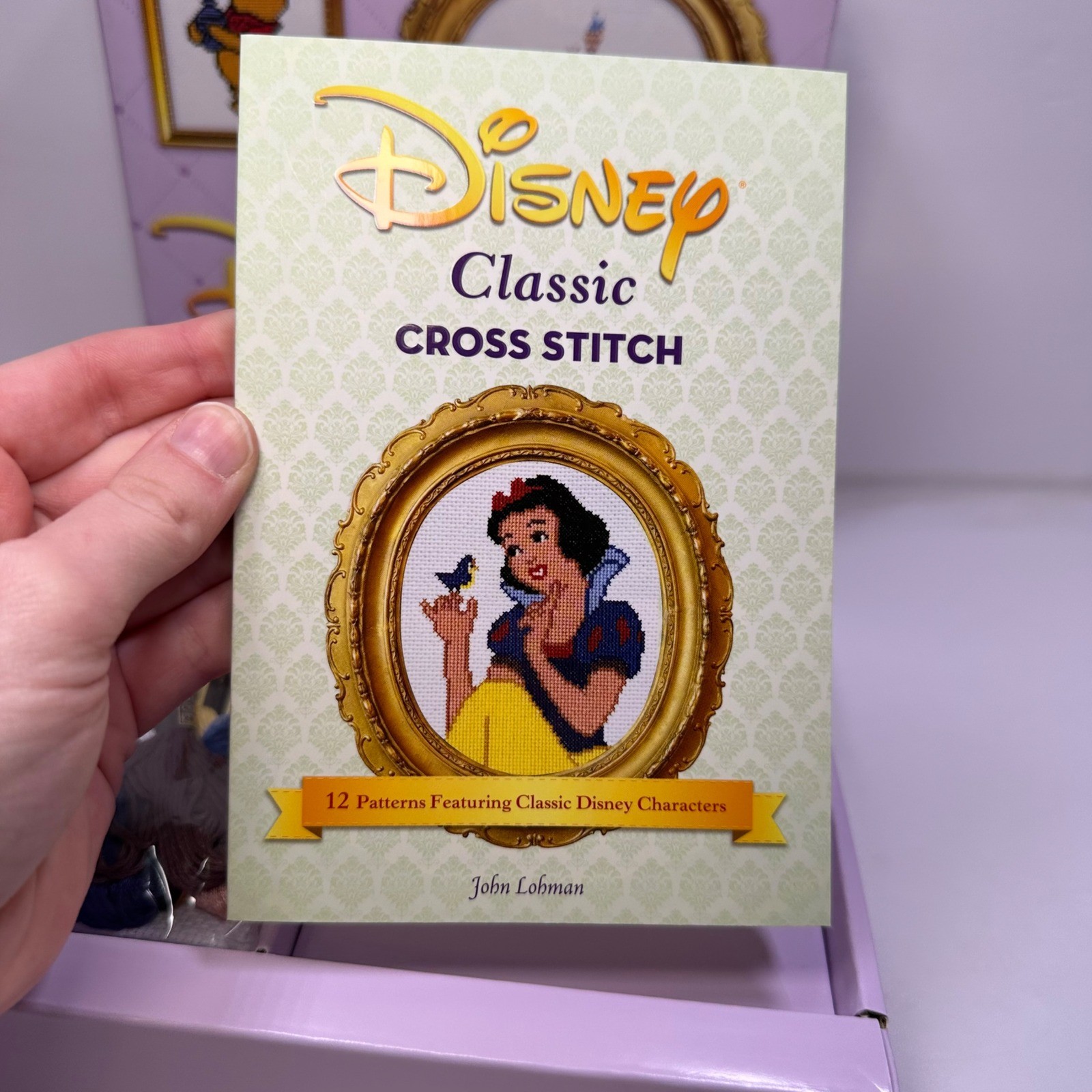 Disney Classic Cross Stitch Kit 12 Patterns Featuring Classic Disney Characters