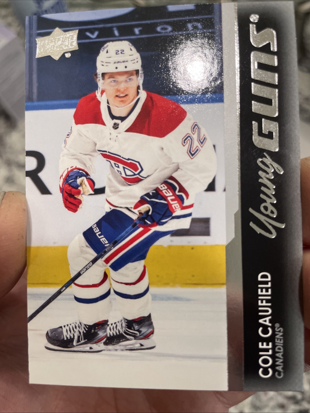 2021-22 Upper Deck Series 1 - Young Guns Cole Caufield #201 (RC)