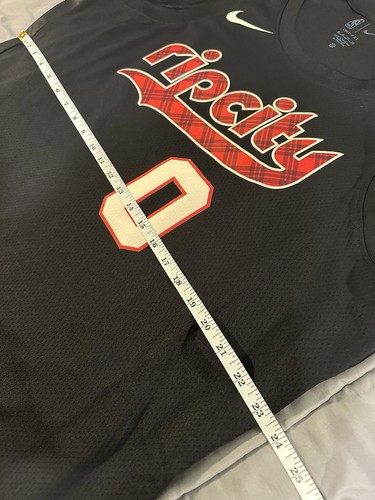 Nike Portland Trail Blazers Damian Lillard Jersey #0 Mens Sz XL 52 Rip City NEW! - Picture 11 of 17