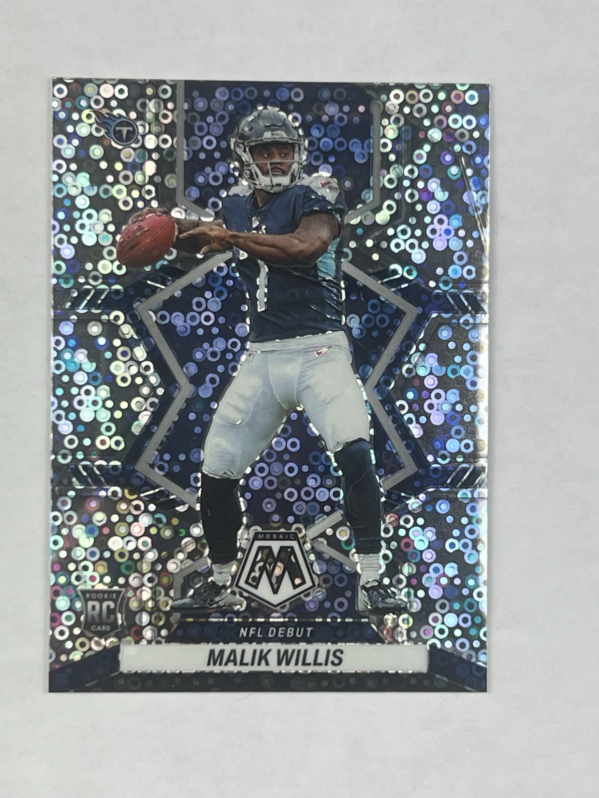 Malik Willis No Huddle Prizm Rookie Card 2022 Panini Mosaic #272 NFL Debut RC