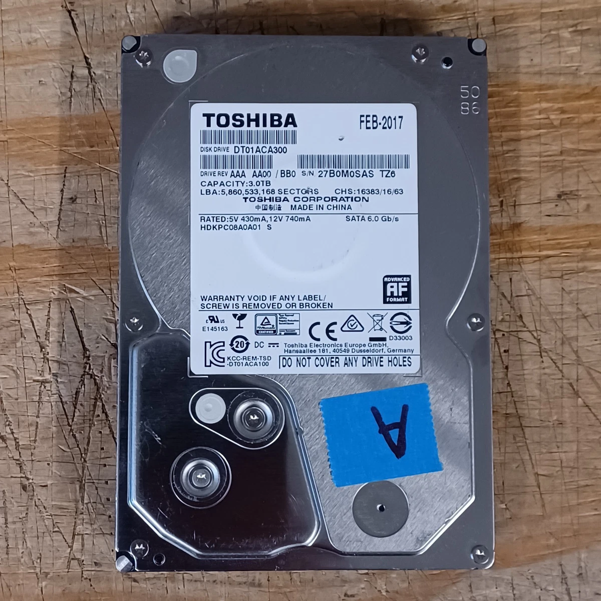 ト*ロ様 東芝製 3TB 2.5インチ HDD 2.5 / 3.5インチSATA 東芝製HDD [国内正規品] | FFF SMART LIFE