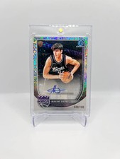 2025 BOWMAN BASKETBALL MAXIME RAYNAUD MINI DIAMOND REFRACTOR AUTO /100 RC