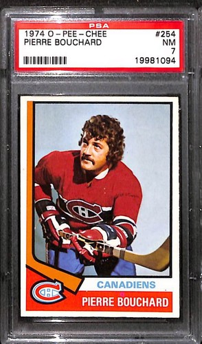 Pierre Bouchard #254 1974 O-Pee-Chee card