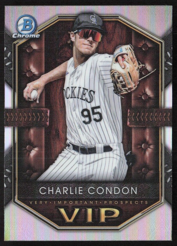2025 Bowman Very Important Prospects Charlie Condon #VIP-9 GS1-2