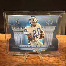 Barry Sanders Pillars of the Game Detroit Lions Football Trading Card