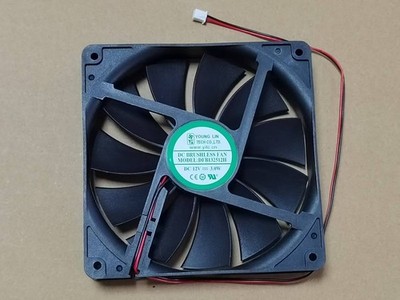 DFB13512H 135mm Chassis Cooling Fan DC 12V 0.28A 13525 2 Wires *bn