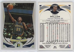 2004-05 Topps Chrome Refractor Reggie Miller #31 HOF