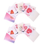 2 Sets Einladungsgrußkarten mit Umschlägen zum Valentinstag Hochzeit