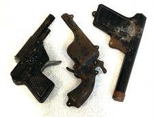 Lot of 3 Vintage Diecast Metal Toy Cap Gs