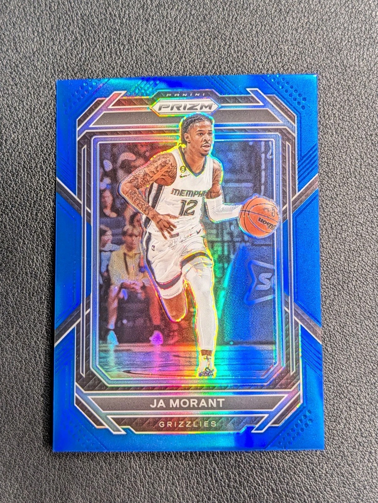 2022-23 Panini Prizm Ja Morant Blue Prizm /199 SP #200 Grizzlies
