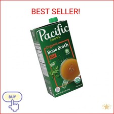 Pacific Foods Organic Beef Bone Broth, 32 oz Carton