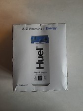 Huel A-Z Vitamine + Energy (Blue Raspberry) 4 x 330ml getragener Karton