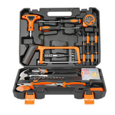 105Pcs General Household Hand Tool Kit with Toolbox Storage Case for Home Repair