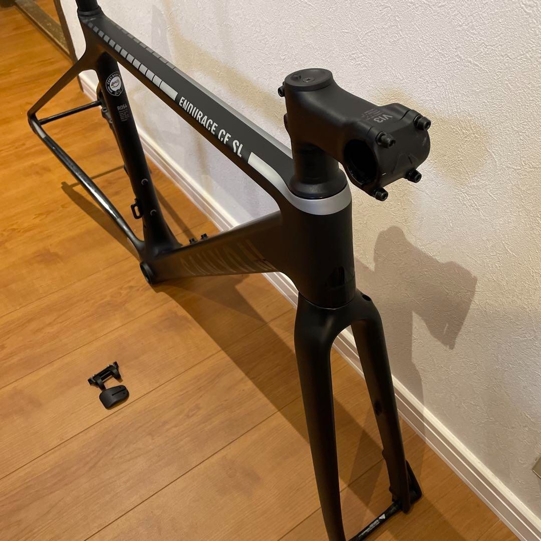 美品CANYON ENDURACE CF SL DISC XS フレームセット 美品CANYON ENDURACE CF SL DISC XS フレームセットの通販 by
