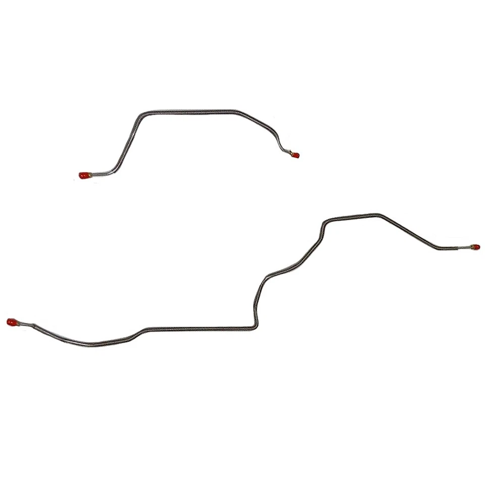 Complete Brake Line Kit Fits 81 Chevy Camaro Standard Suspension Steel CBK0243OM - Image 4 of 4