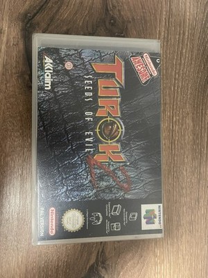 Nintendo 64 N64 Turok 2 OVP Spiel Videospiel Game Modul Videothek Rental Version