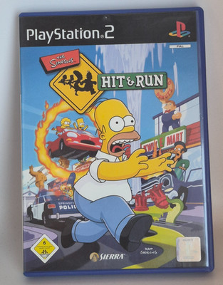 Die Simpsons PS2 Spiel Hit & Run PlayStation 2 mit Anleitung in OVP deutsch