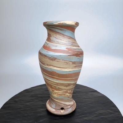 陶板 抽象ART vintage item Niloak Mission Swirl 1910-24 Hand Made Art Pottery 10.75 Inch w