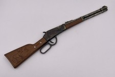 Vintage Miniature 11" Lever Action Toy Cowboy Rifle Hong Kong Working Action Z2