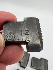 Toledo 1 1/2" NPT Pipe Threading Dies Thread Cutter Inserts Set of 4 Made in USA