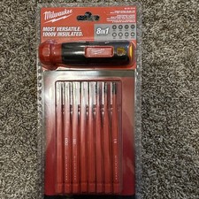 Milwaukee 48-22-2218 8-in-1 1000V Insulated Slim Tip Multi-Bit Screwdriver Set