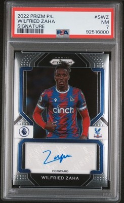 2022-23 PANINI PRIZM PREMIER LEAGUE SIGNATURES #SWZ WILFRIED ZAHA