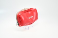 Vintage Canon 35mm Film Storage Case Red  G383