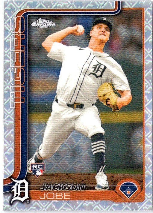 2025 Topps Chrome Jackson Jobe #249 RC Logofractor Edition