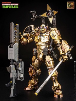 HeatBoys Robot Mecha Donatello Golden Version Limited Action